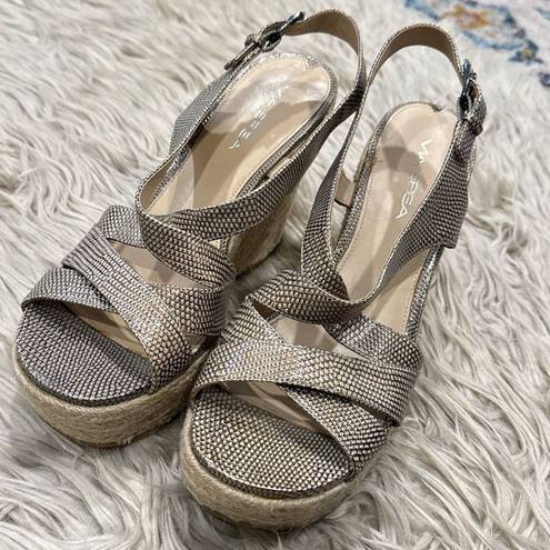 Via Spiga  espadrille wedges size 10