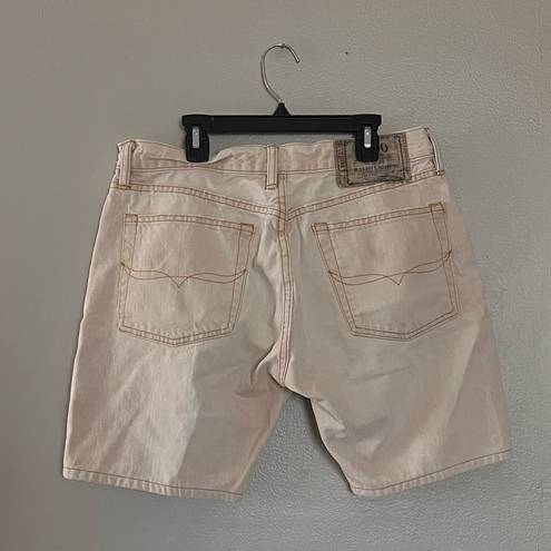 Polo  Ralph Lauren 15941 Vintage 67 Beige Denim Shorts Womens Sz 32