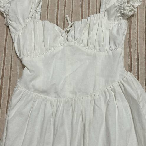 Meshki  corset white cotton dress