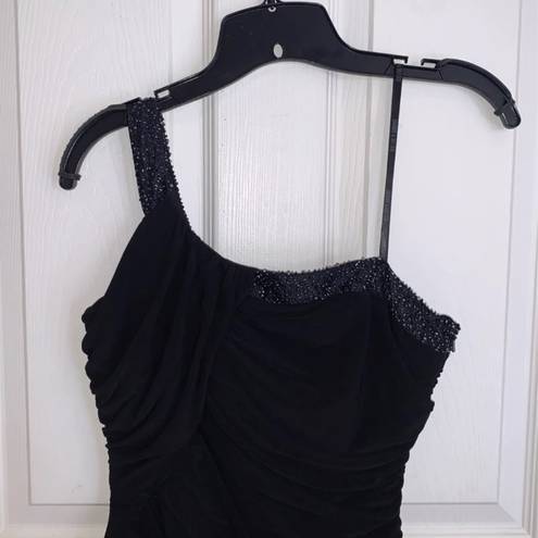 Laundry by Shelli Segal  Black Beaded Dress