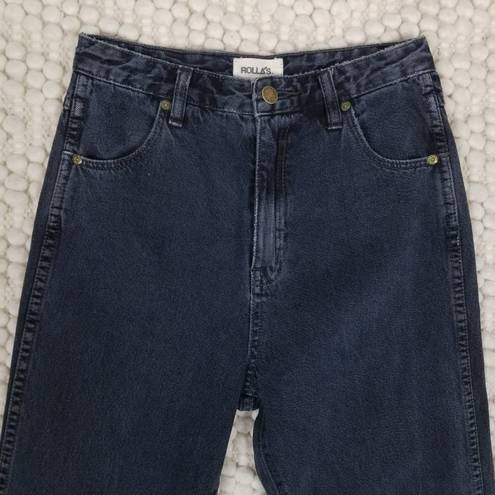 Rolla's  Dusters High Rise Relaxed Fit Jeans Dark Gray Sz 26