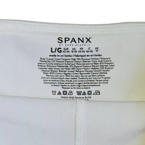 Spanx  Women’s Get Moving White 17” Workout Active Tennis Skort Skirt L