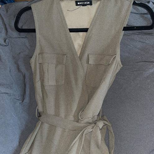 Nordstrom Max Ash Olive Green Jumpsuit