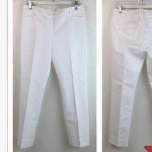 The Limited - New  white cropped pant s12