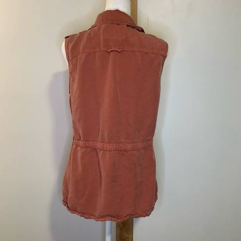 Sanctuary  burnt orange sleeveless jacket vest size M