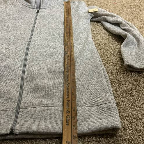 St. John’s Bay NWT  Active Hooded Fleece Jacket Small Gray