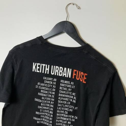 Tultex 2014 Keith Urban Fuse Graphic Tee Black Medium M T Shirt