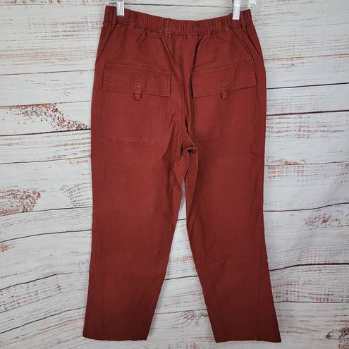 Free People Movement  Garnet Red Voyage High-Rise Cargo Women's Pants Size Small