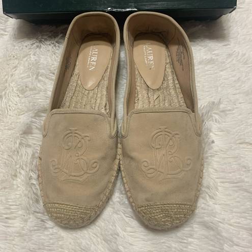 Ralph Lauren beige comfy Espadrilles