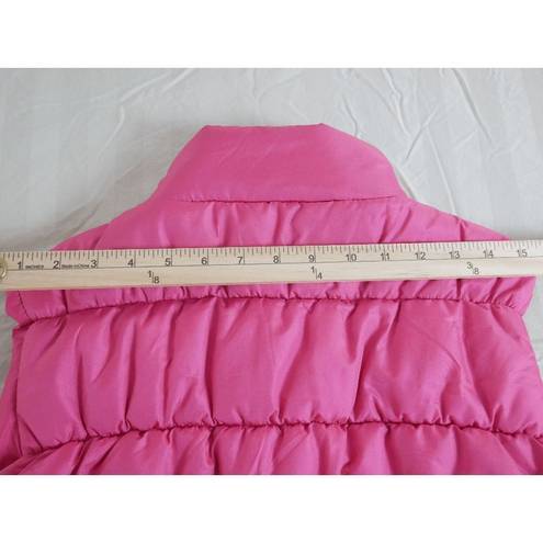  UNLIMITED | ECKORED | Pink Puffer Vest Large