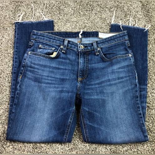 Rag and Bone  Women’s Dre Low Rise Slim Boyfriend Cropped Jean Size 27