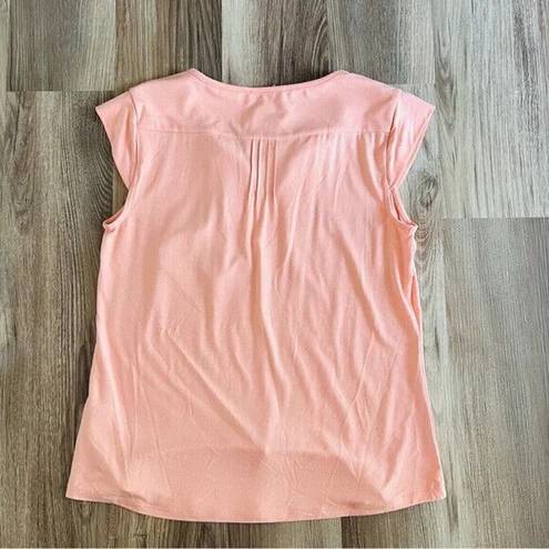 Tommy Hilfiger ‘s womens xs cap sleeve peach Blouse