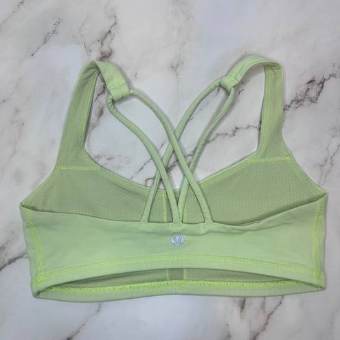 Lululemon  Free To Be Sports Bra Size 4 Light Lime Green