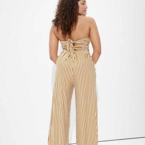 American Eagle striped tube top jumpsuit