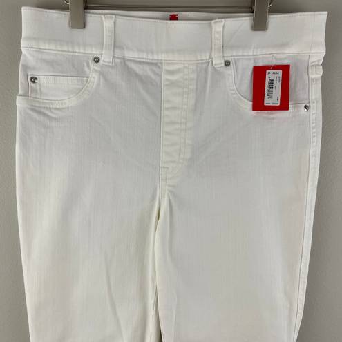 Spanx White High Waisted Shaping Stretch Denim Ankle Skinny Jeans NEW