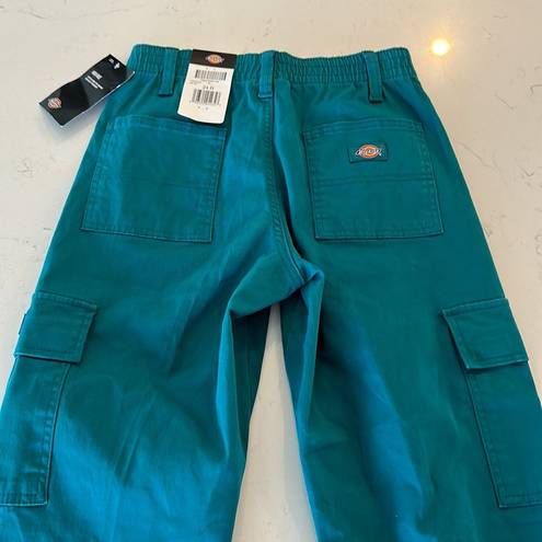 Dickies  Teal High Rise Cargo Jogger Pants Size Women's 24 NWT New