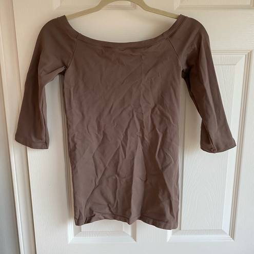 Bordeaux  Seamless Brown Top - One Size