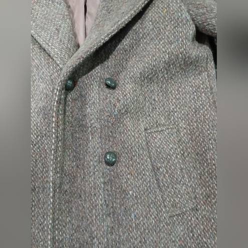 Vintage Wool Tweed Peacoat Size 6