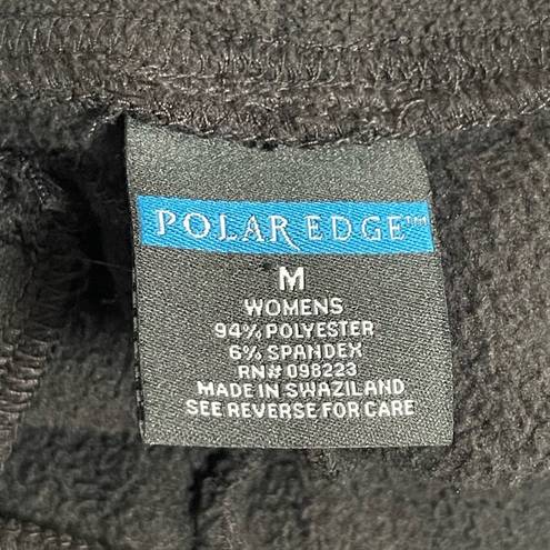 Edge Polar  Black Fleece Like Pants Size M