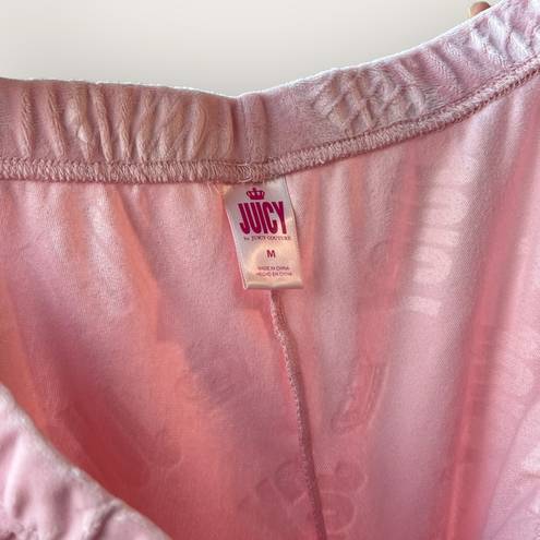 Juicy Couture  Velour Velvet Pink PJ Set Size M