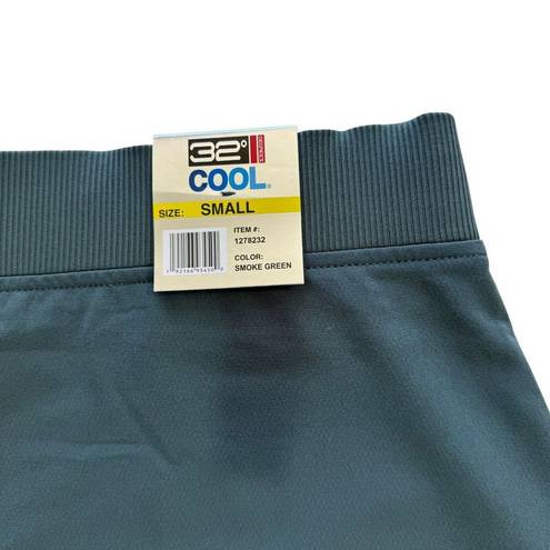 32 Degrees Heat 32 Degrees Cool Athletic Skort Womens S Smoke Green Tennis Golf Country Club NWT