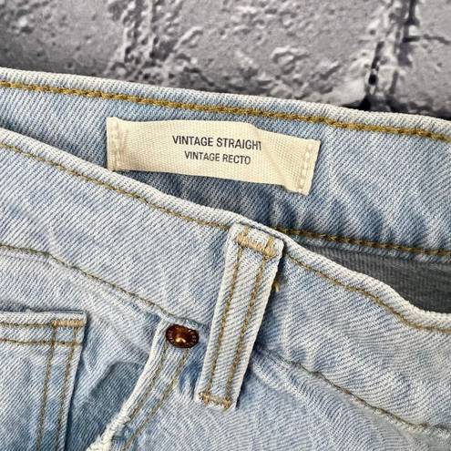 Universal Threads Universal Thread Vintage Straight Stretch Button Fly Jeans Size 14 Ankle Length