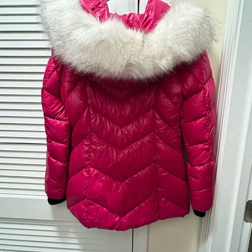 Bernardo pink puffer jacket