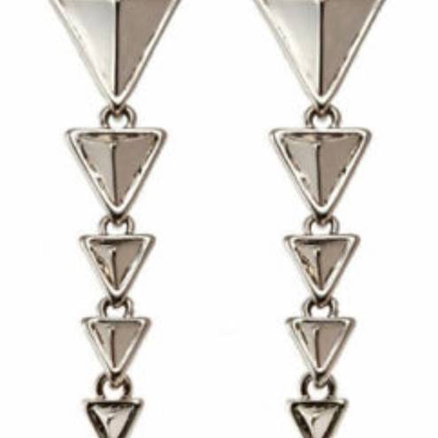 House of Harlow  1960 Graduated Triangle Earrings