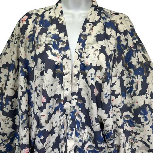 Sim & Sam  collarless draped kimono open cardigan Size S/M