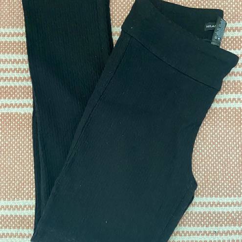 Hilary Radley  black textured pants/leggings size 6