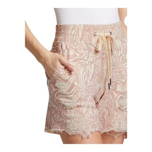 n:philanthropy  Coco Swirled Distressed Shorts Size Medium New