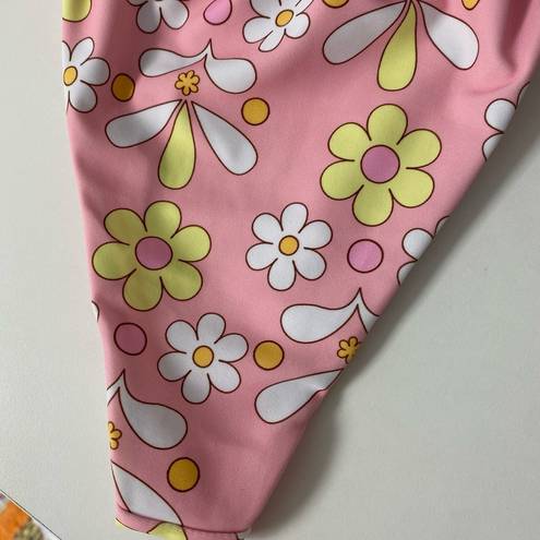 Aurelle Swim  Poppy Pink Floral Bikini