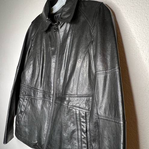 Marc New York Marc NY Andrew Marc Leather Coat