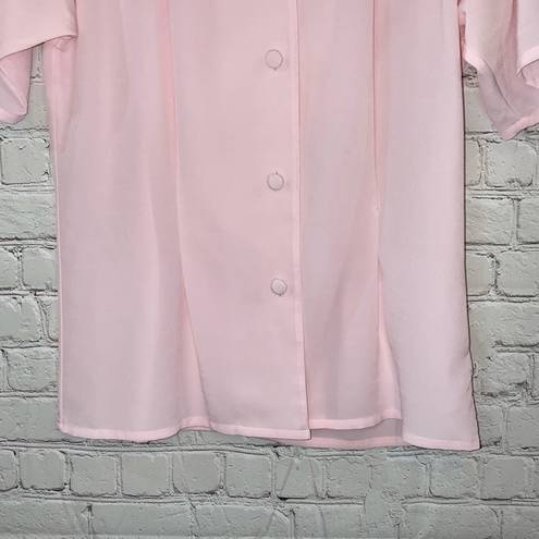 Oscar de la Renta  Expressions Pink Button Down