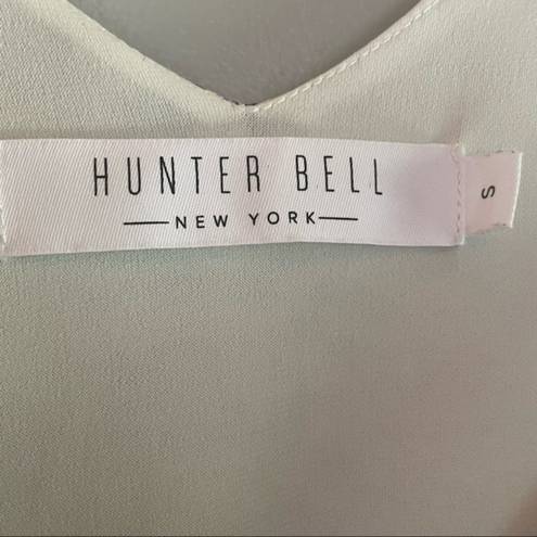 Hunter Bell  Printed Silk Tiered Ruffle Mini Dress - size Small