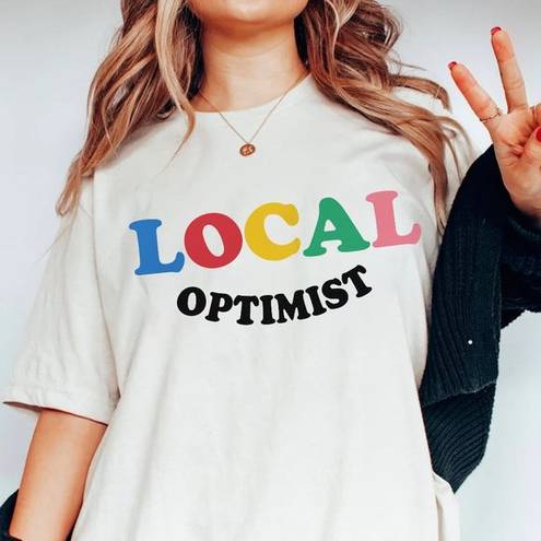 Madhappy NEW  LOCAL OPTIMIST CREAM TEE SZ XS