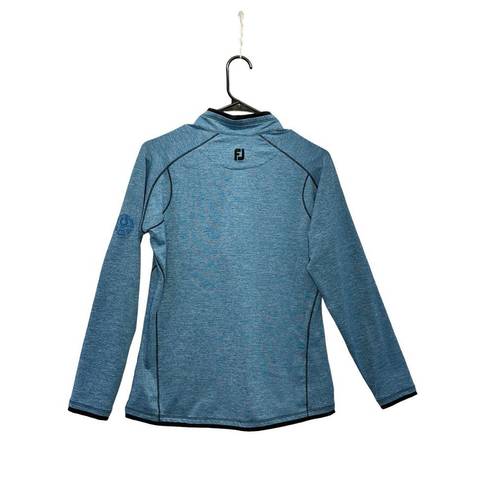 FootJoy Women's Medium Blue Long Sleeve 1/4 Zip Lightweight Golf Pullover
