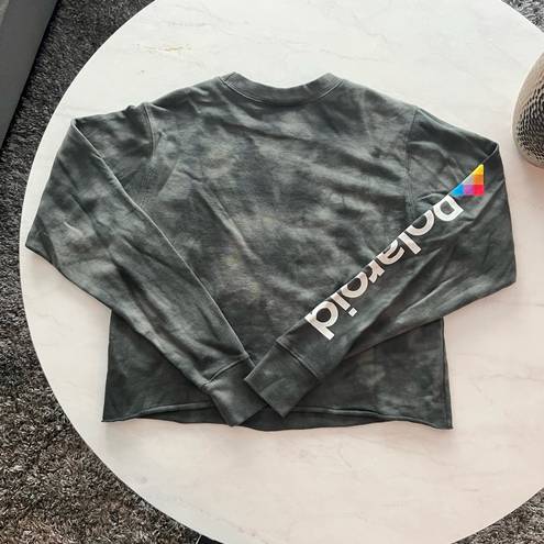 Polaroid  Cropped Long-Sleeve