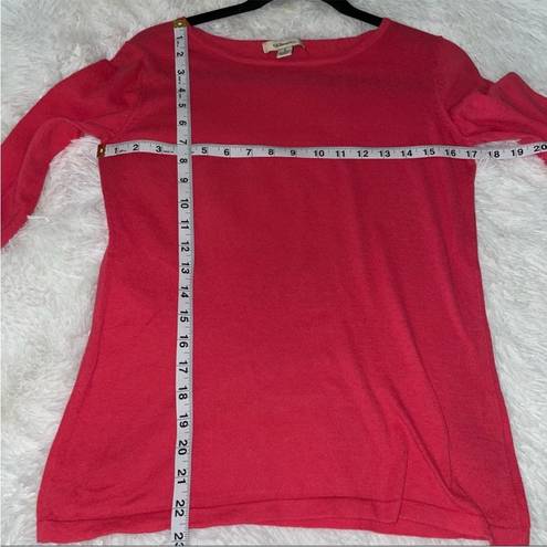 Krass&co G.H & Boss  Top women’s size small deep coral long sleeve shirt casual