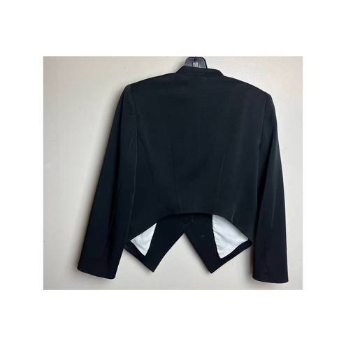 Alice + Olivia  Black Evening Crop Blazer Sz. 8