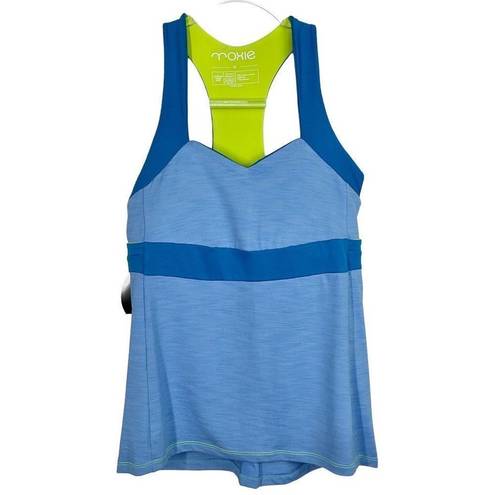 Azure Moxie Cycling  Blue Sweetheart Tank Top Medium NWT