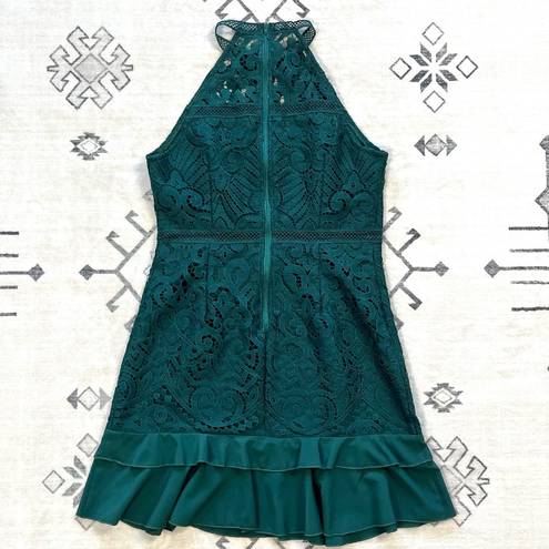 Two Sisters The Label Mika Mini Dress in Emerald Green