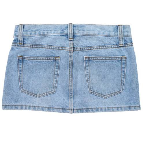 John Galt J. Galt Y2K Denim Low-Rise Micro Mini Jean Skirt Light Wash, S, NWOT