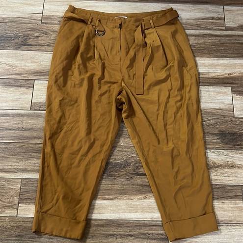 Elizabeth and James  tan ankle casual pants