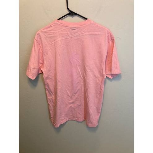 Harry Styles Pleasing  Mushroom Pink Short Sleeve Graphic T-Shirt Oversized Small