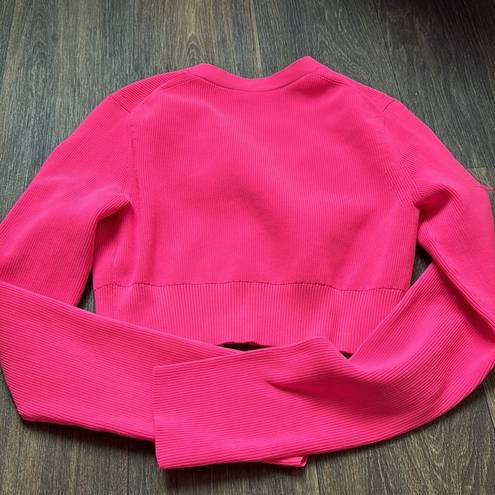 Helmut Lang  Hot Pink Cardigan