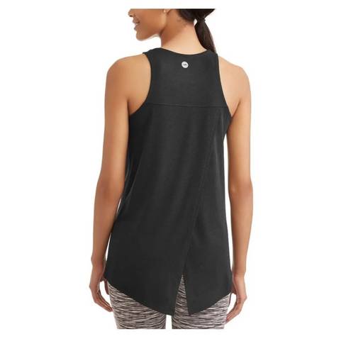 Avia  Womens Back Wrap Tank Size Small 4-6 Black New