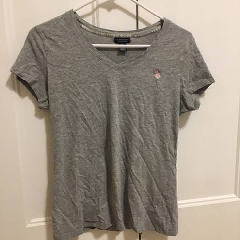 U.S. Polo Assn. Gray Polo T-shirt