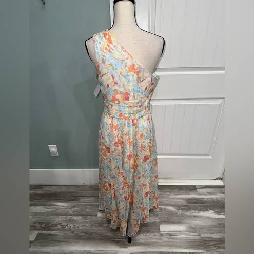 Likely  Sara floral one shoulder dress size 6