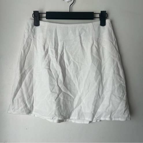 Princess Polly Selby White Mini Skirt 4